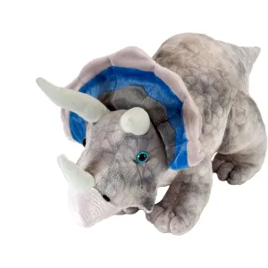 Wild Republic Dinosauria Mini Triceratops 10 Inch