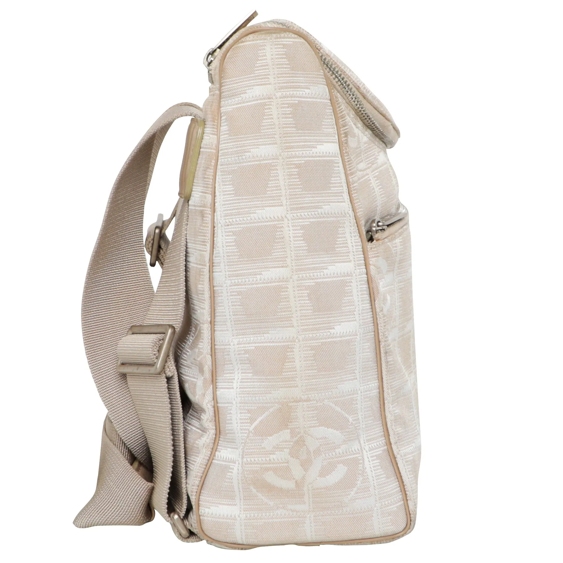 Y2K Chanel Nylon Travel Backpack Mini Bookbag
