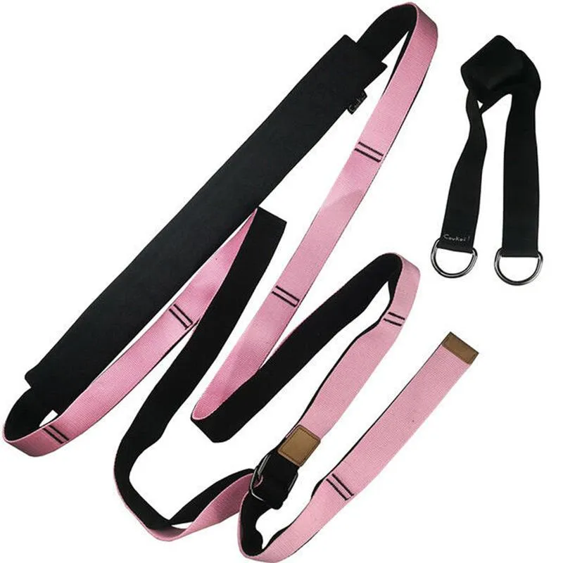Yoga Fitness Sports Leg Stretcher Back Bend Assist Trainer Waist Exercise Band