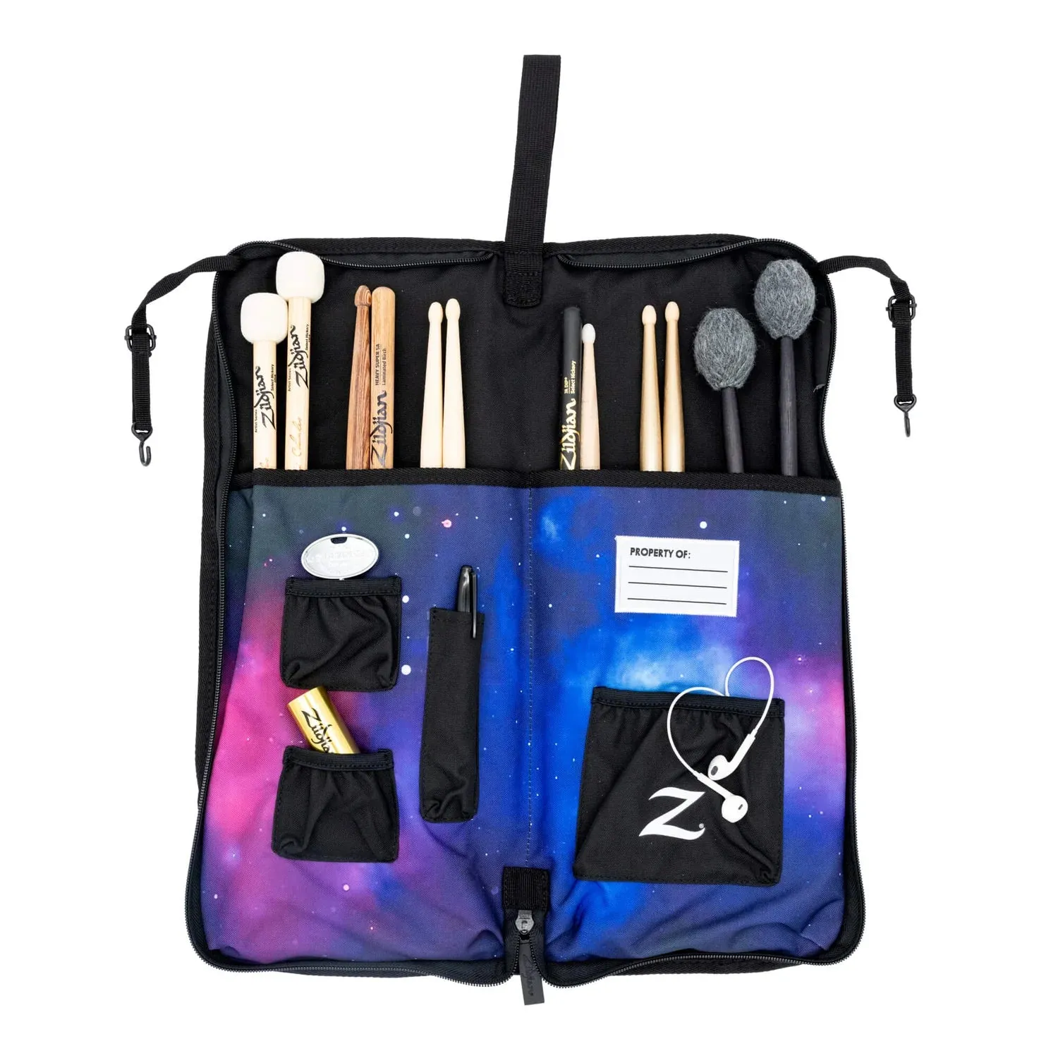 Zildjian Student Drumstick Bag For 12 Pairs - Purple Galaxy
